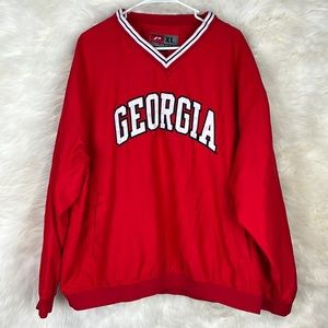 OVERSIZED GEORGIA BULLDOG PULLOVER